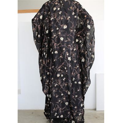 Chiffon-Print-Robenkleid