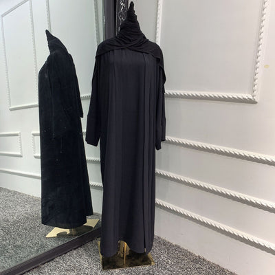 Abaya-Miss Dubai Zweiteiliger Anzug in Uni-Farbe