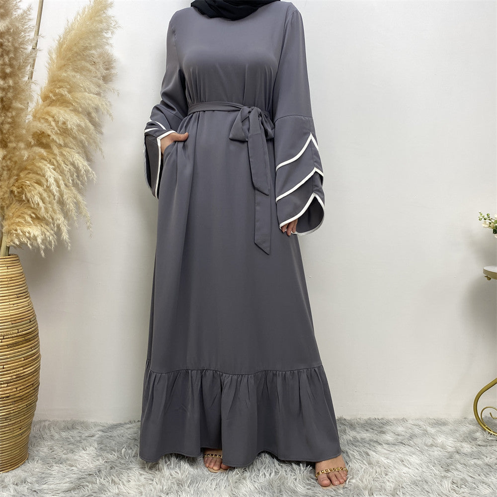 Abaya mit Saum