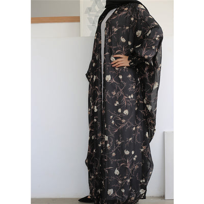 Chiffon-Print-Robenkleid