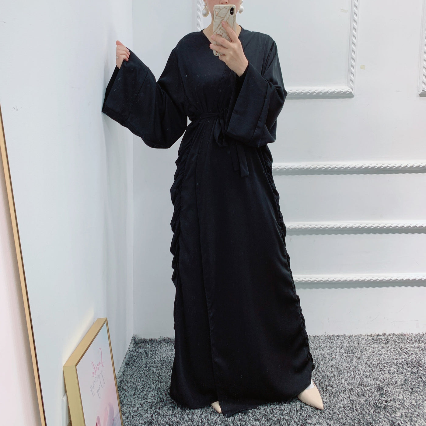 Einfarbiges Abaya