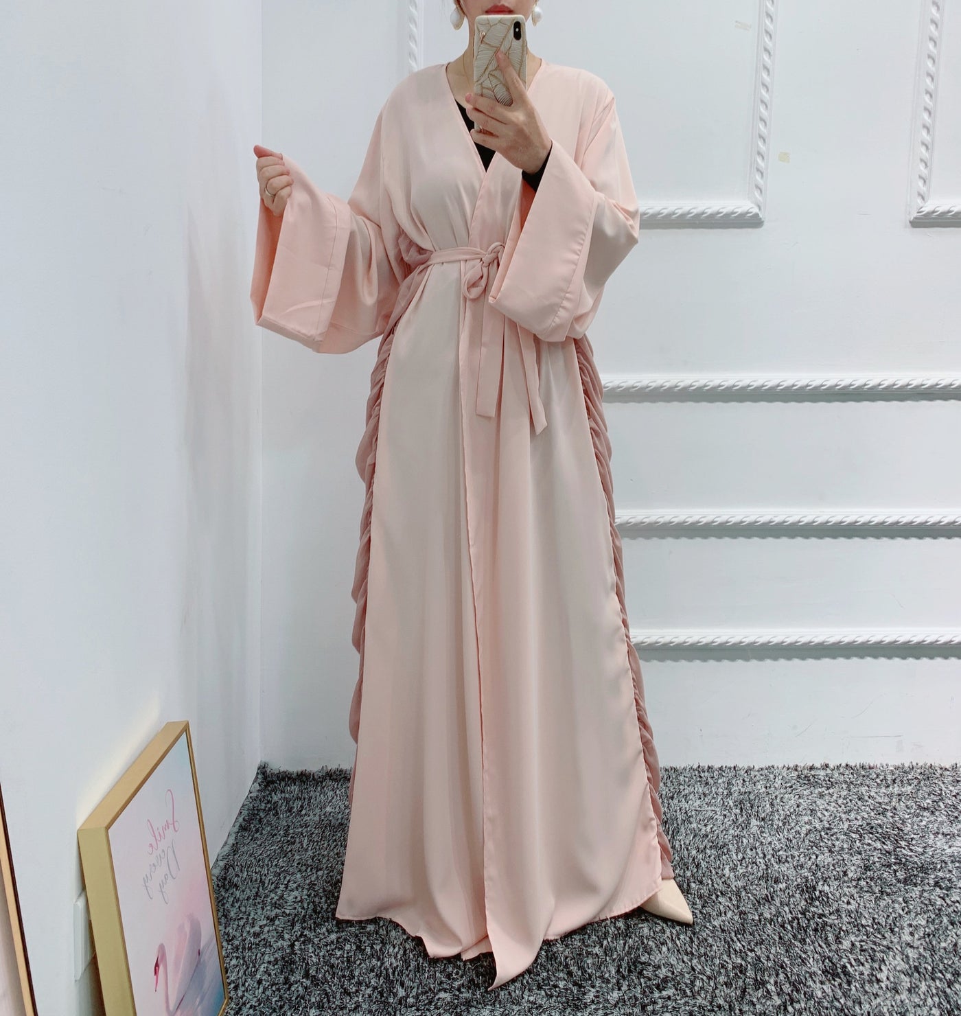 Einfarbiges Abaya