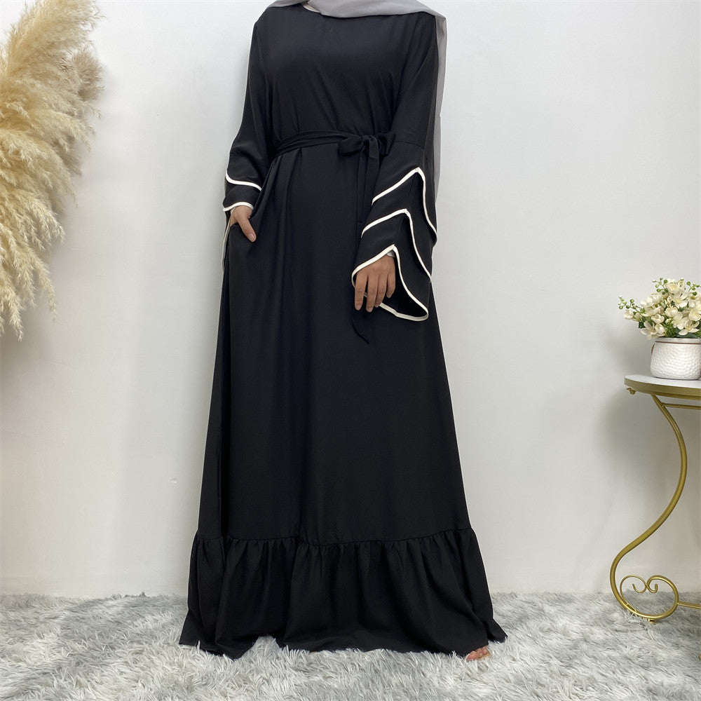 Abaya mit Saum