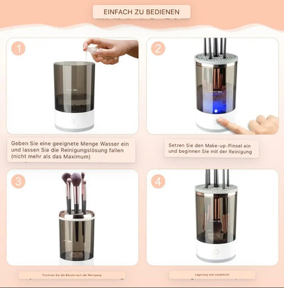 Automatischer Make-up-Pinselreiniger 3-in-1