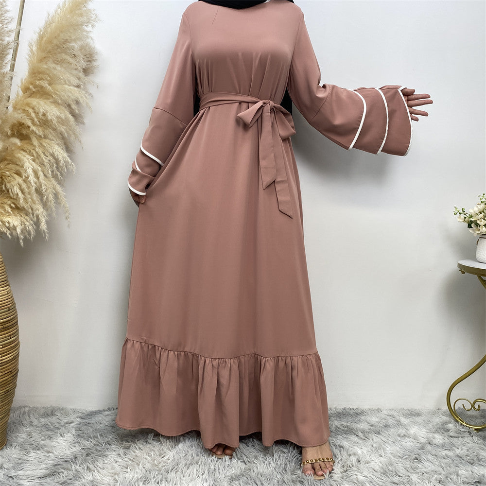 Abaya mit Saum