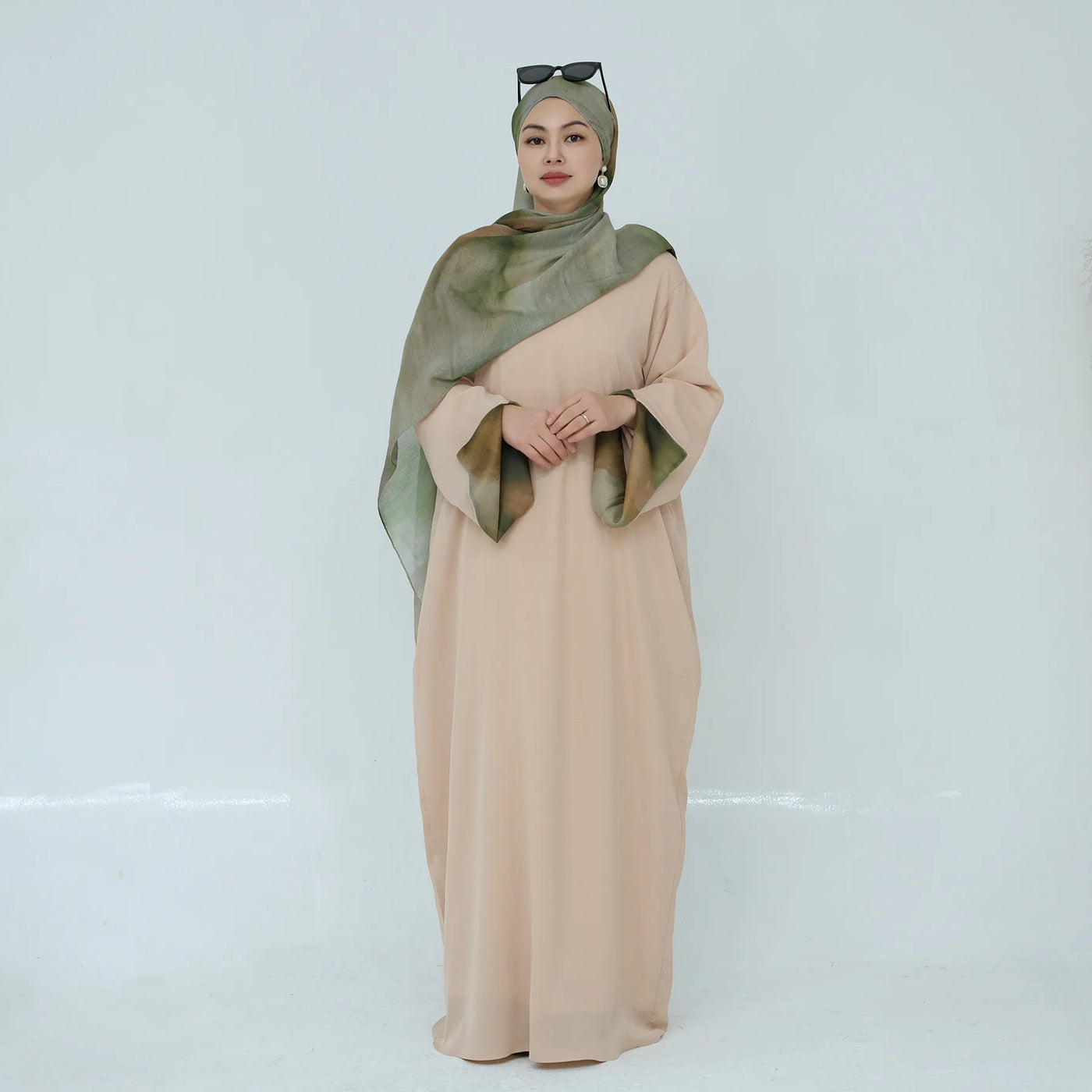 2025 Ramadan Neue Abaya Gedruckt Manschetten Muslimischen Kleid Plain Nida Geschlossene Abayas Muslimische Frauen Modest Kleider Eid Islamische Kleidung