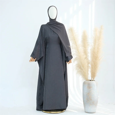 Satin Frauen Kaftan Marocain Robe Femme Musulmane Vestidos Schwarz Abaya Damen Dubai Muslimischen Kaftan Afrikanische Kleider Gebet Kleidung