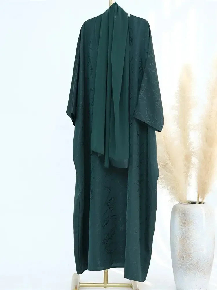 Satin Frauen Kaftan Marocain Robe Femme Musulmane Vestidos Schwarz Abaya Damen Dubai Muslimischen Kaftan Afrikanische Kleider Gebet Kleidung