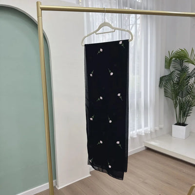 Blume Stickerei Dubai Offene Abaya Muslimische Frauen Elegante Strickjacke Mantel Nahen Osten Türkei Islam Kleidung Islamischen Party Robe