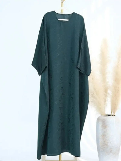 Satin Frauen Kaftan Marocain Robe Femme Musulmane Vestidos Schwarz Abaya Damen Dubai Muslimischen Kaftan Afrikanische Kleider Gebet Kleidung