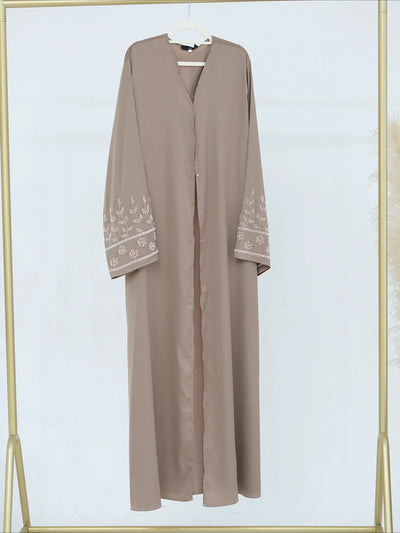 Eid Party Abaya for Women Beading Muslim Long Cardigan Abayas Ramadan Turkey Islamic Robe Sashes Morocco Dubai Arab Vestidos