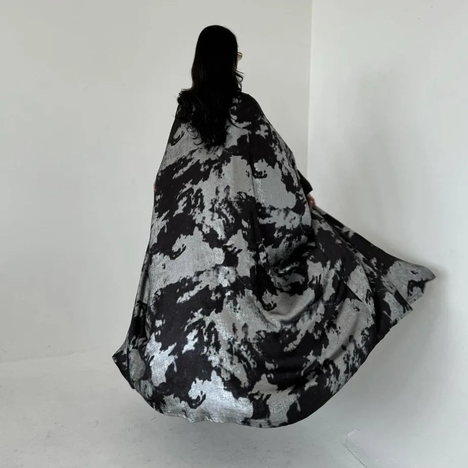 Eid kimono abaya cape bronzing offen abayas dubai luxus islam kleidung für muslimische frauen kaftan türkisches kleid jalabiya robe kleid