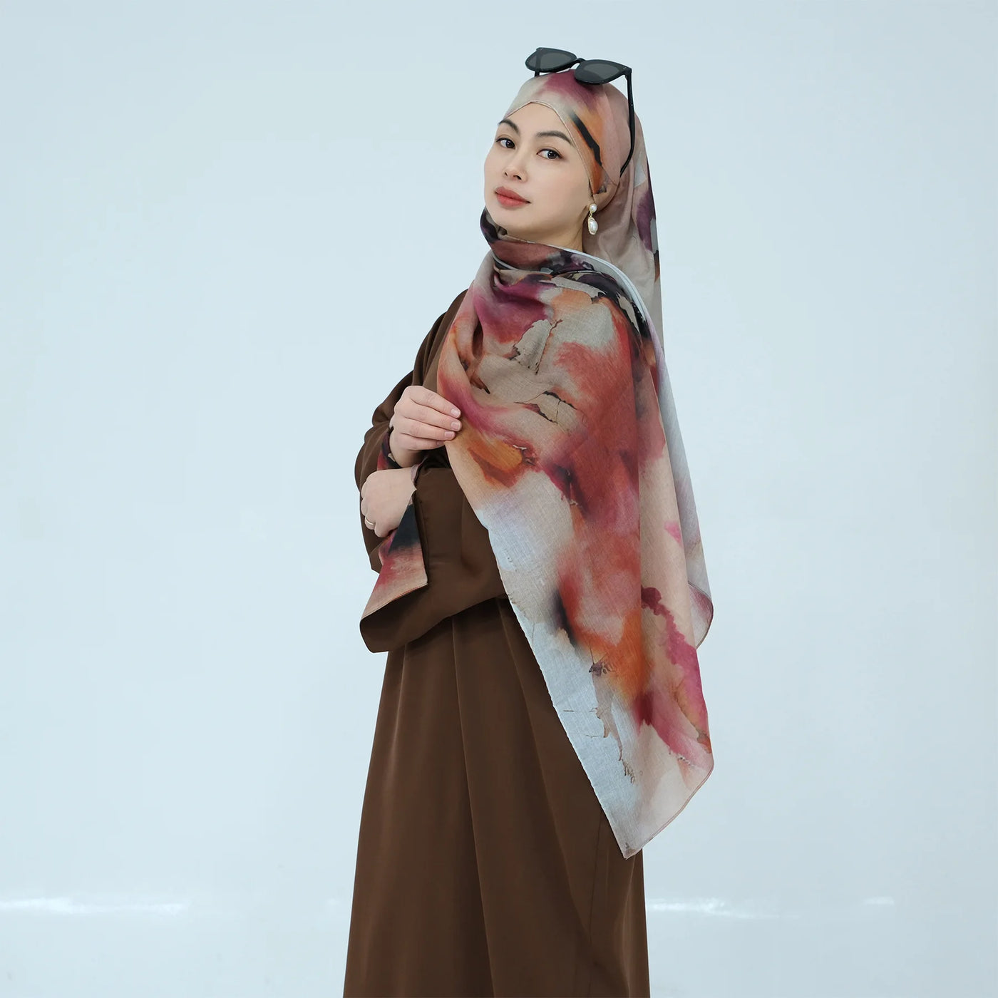 2025 Ramadan Neue Abaya Gedruckt Manschetten Muslimischen Kleid Plain Nida Geschlossene Abayas Muslimische Frauen Modest Kleider Eid Islamische Kleidung