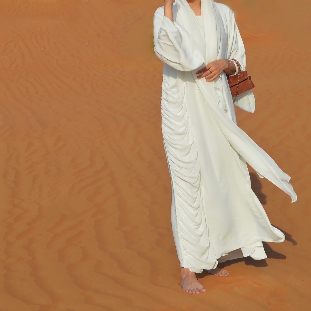 Einfarbiges Abaya