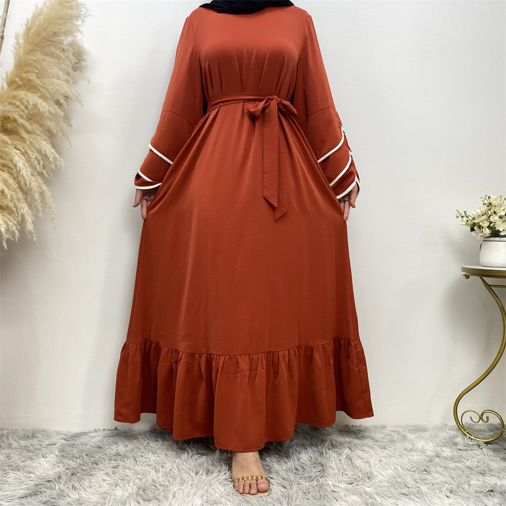 Abaya mit Saum