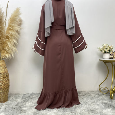 Abaya mit Saum