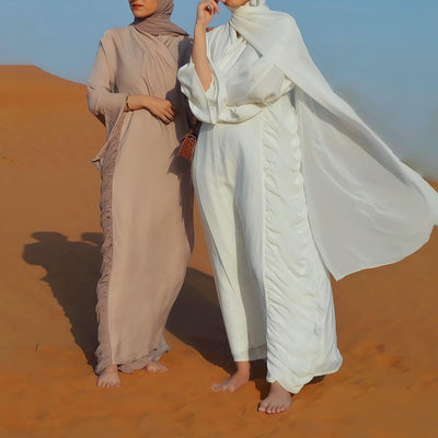 Einfarbiges Abaya