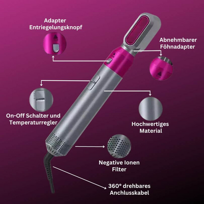 Multi Hair Styler 5 in1