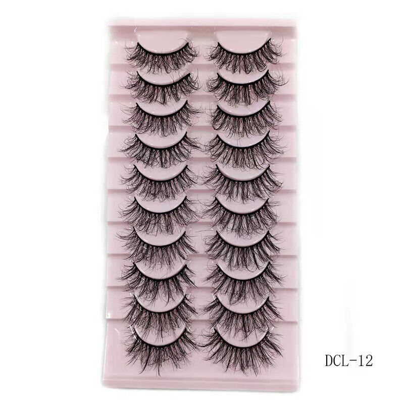 drei-dimensionale zehn paar wimpern