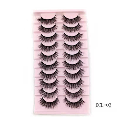 drei-dimensionale zehn paar wimpern