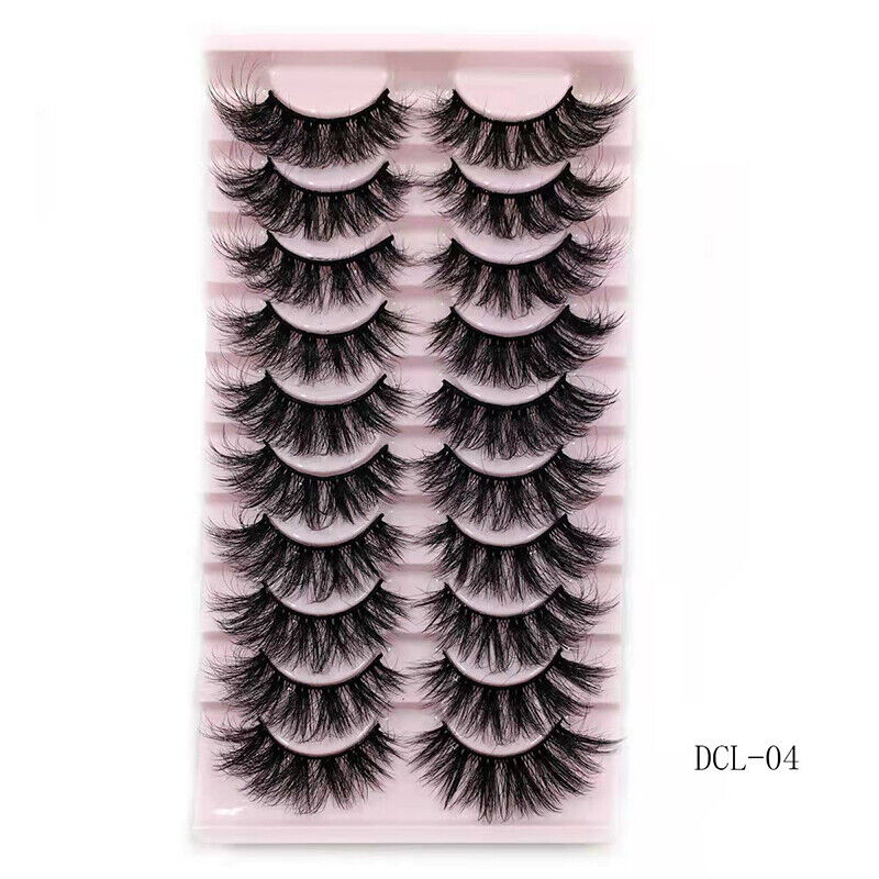 drei-dimensionale zehn paar wimpern